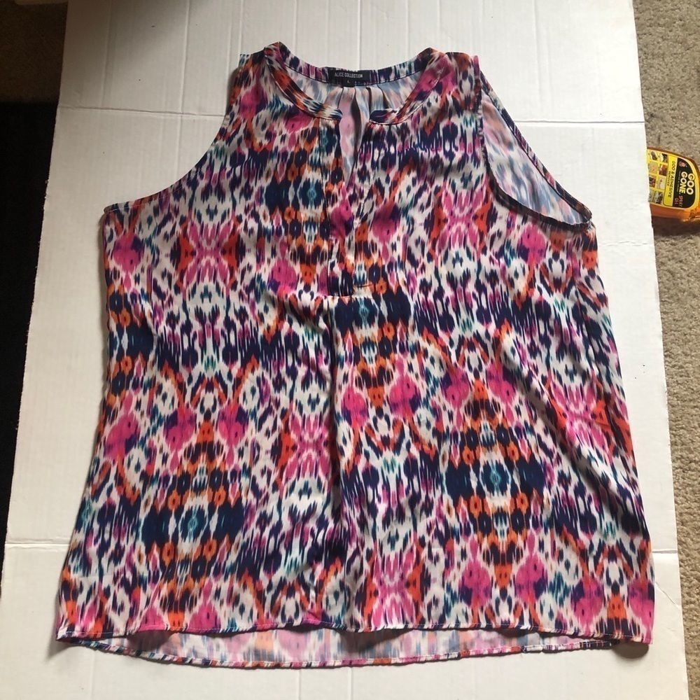 Alice collection sleeveless top size large